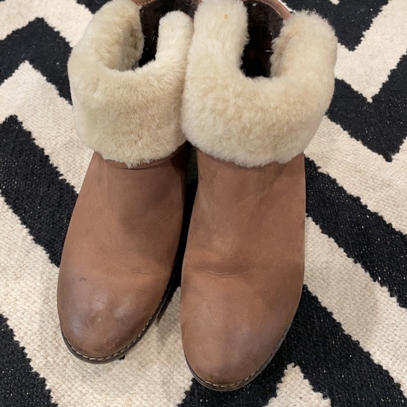 Andre Assous Wedge Shearling Booties - Picture 3 of 12